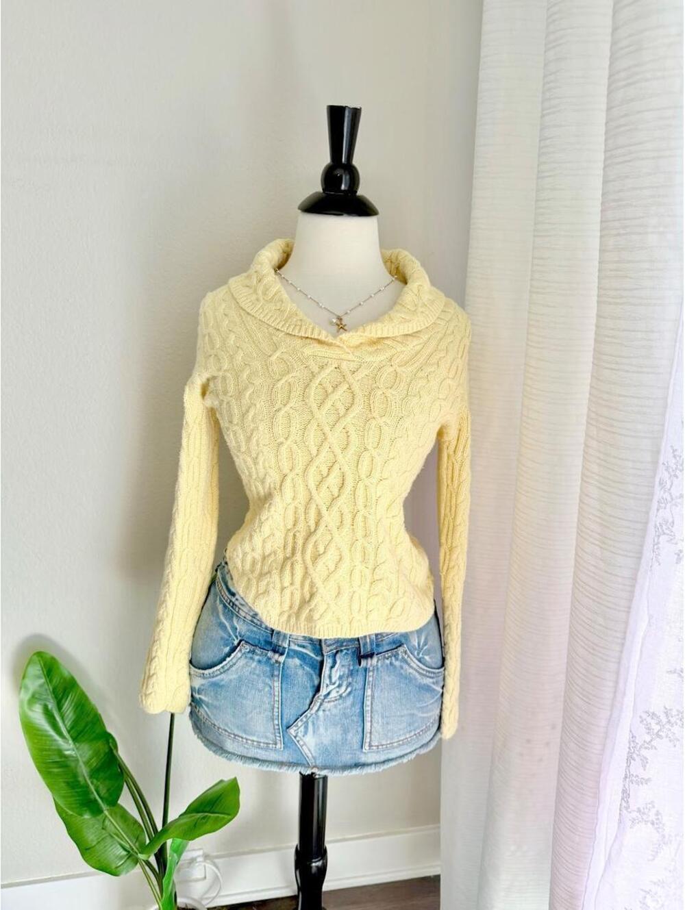 Vintage Talbots Cable Knit Sweater